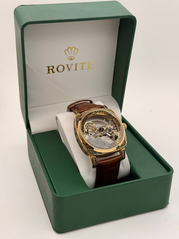 ROVITE GRANDEUR - AUTOMATIC OPEN HEART WATCH