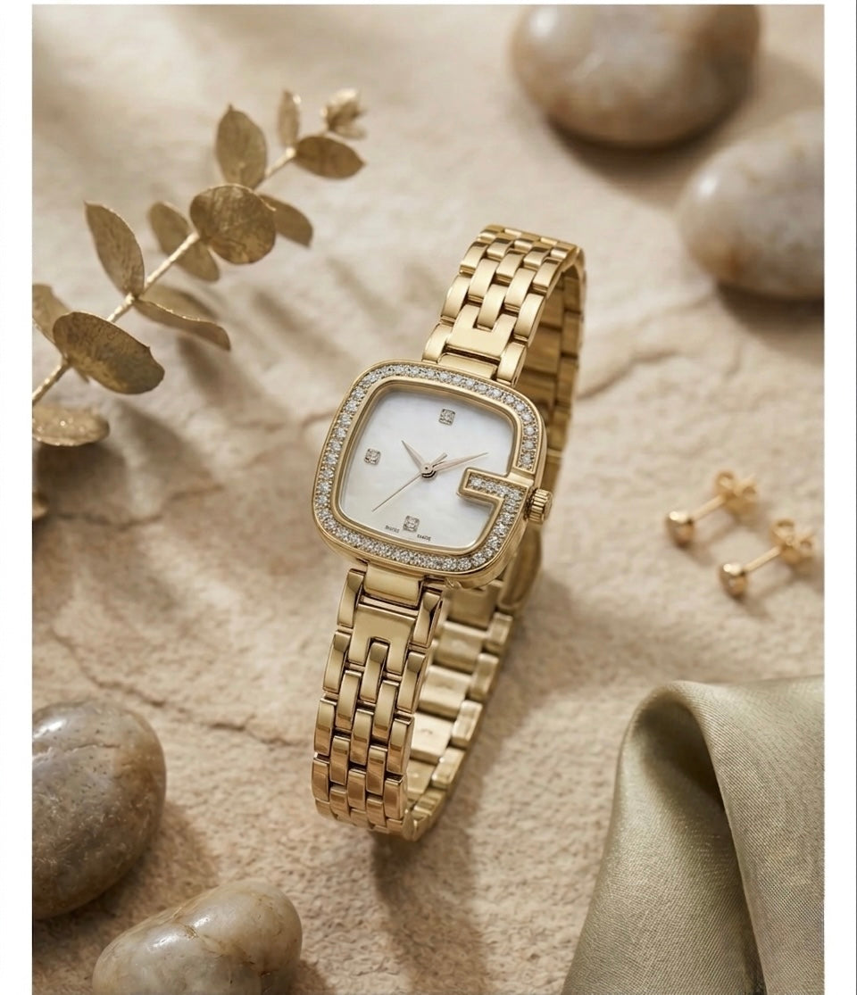 Elegant Gold tone watch