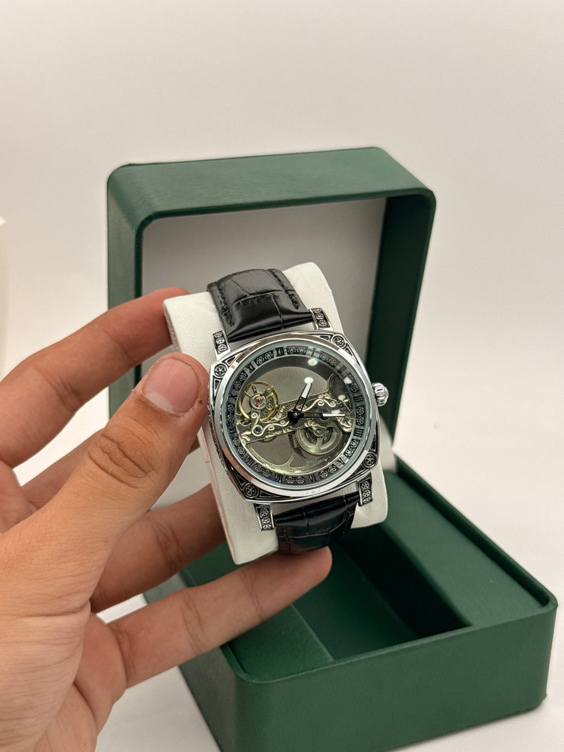ROVITE GRANDEUR - AUTOMATIC OPEN HEART WATCH