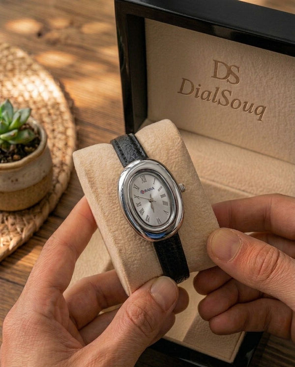 Ladies Leather Strap Watch