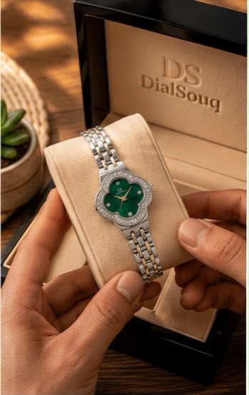 Luxury Women's Clover Watch silver
