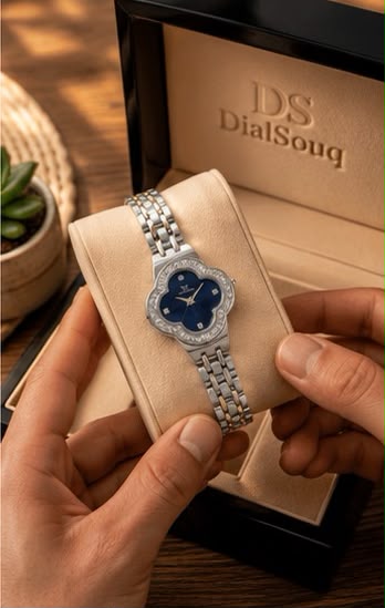 Luxury Women's Clover Watch silver